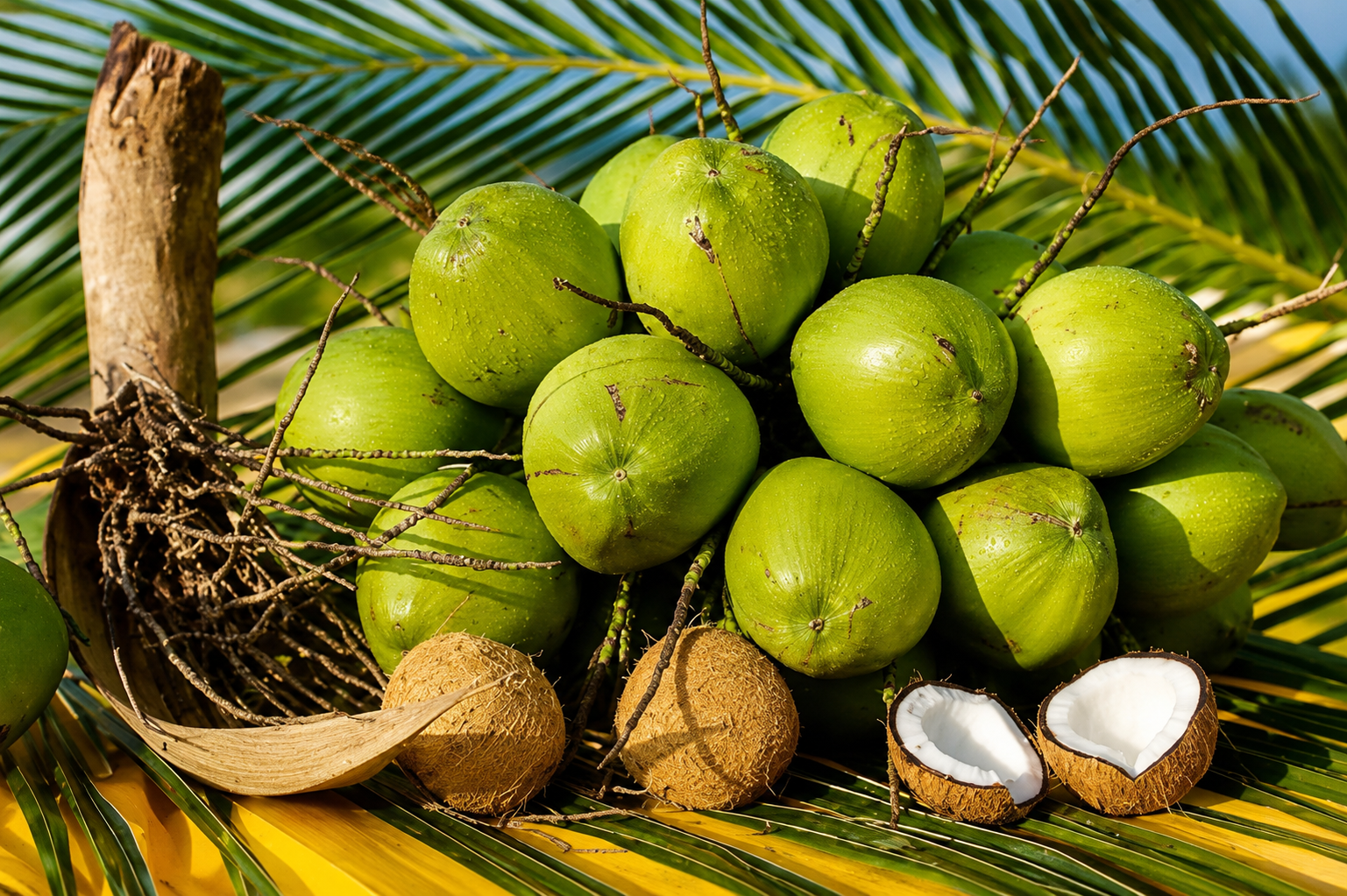 Green & Dry Coconut