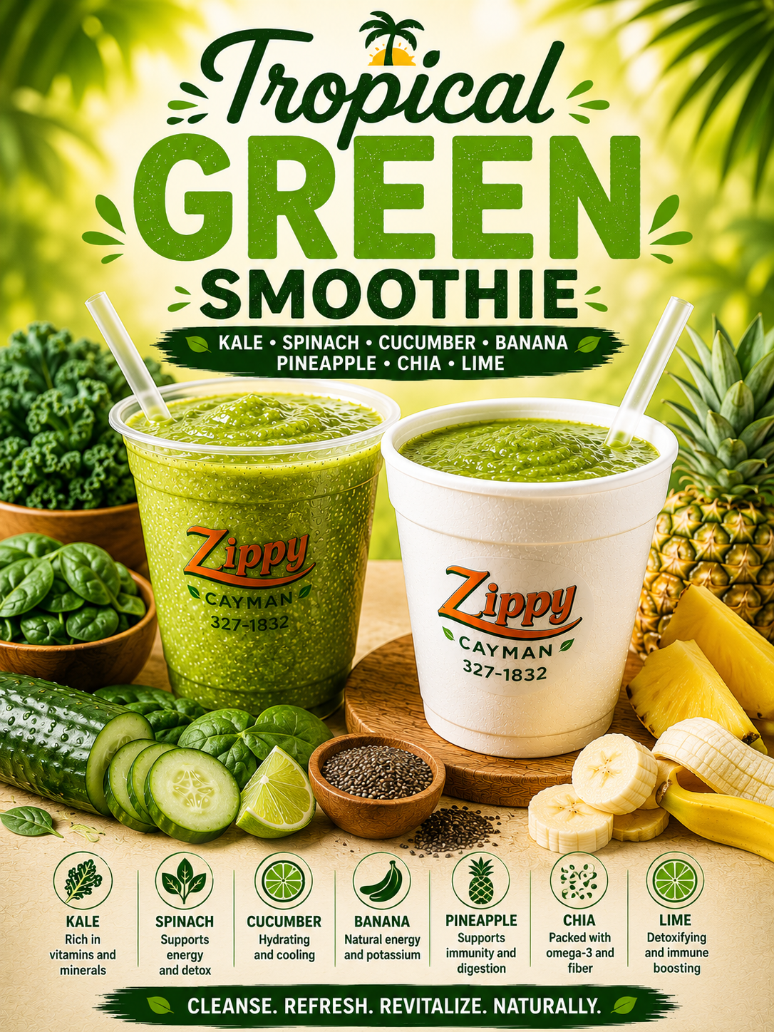 Tropical Green Smoothie